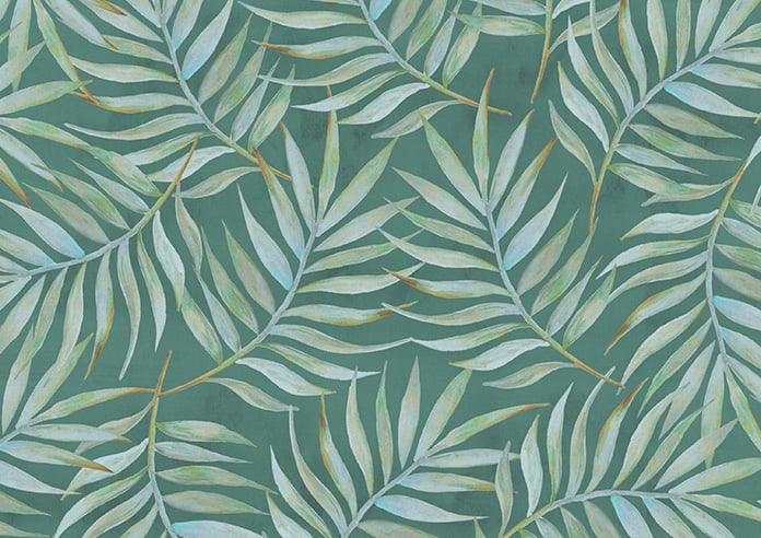 Goa, Pacific Green - Motorised Roman Blind - Image 7